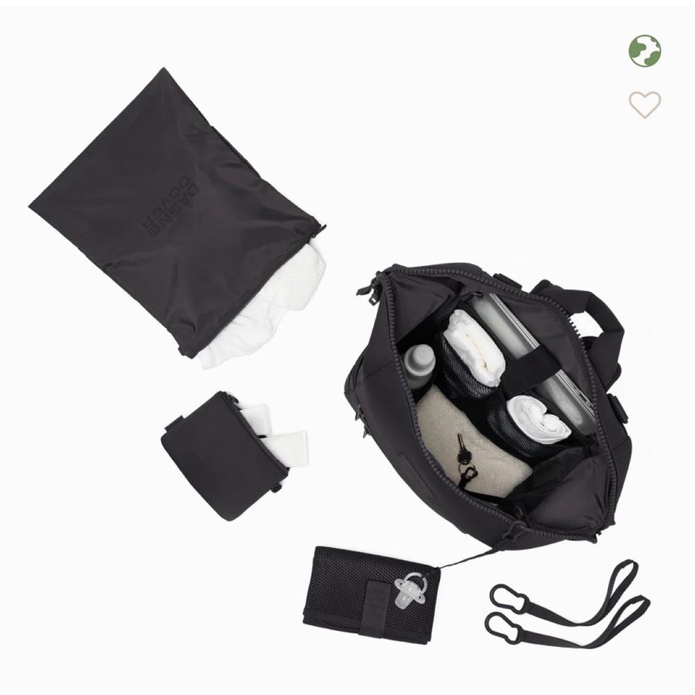 Dagne Dover Onyx Medium Indi Diaper Backpack - Picture 3 of 4